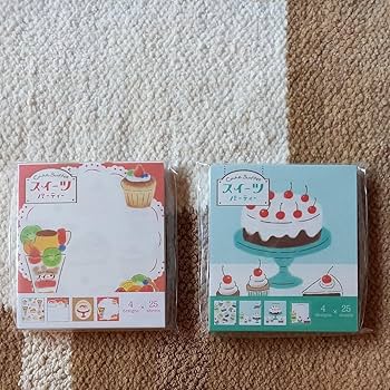 スイーツパーティー　メモ帳【32枚】おすそ分け　イオン限定　古川紙工　バラメモ Amazon.co.jp: 品 イオン限定 古川紙工 メモ スイーツパーティー